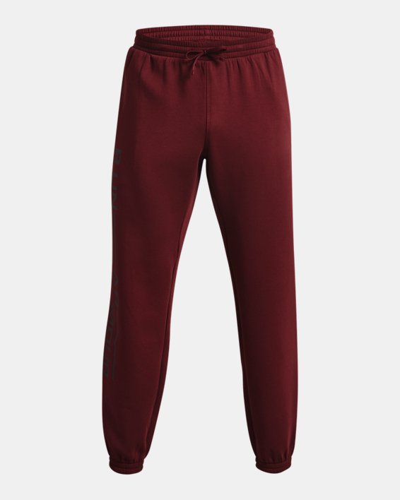 Men's UA Summit Knit Graphic Joggers in Red image number 4